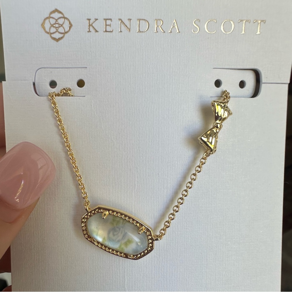 Kendra Scott X Love Shack Fancy Gold Elisa Necklace in B1